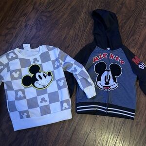 Disney Mickey Mouse Kids Sweatshirt and Jacket